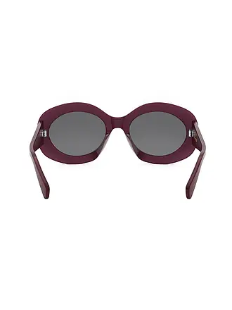CELINE | Lunettes de soleil rondes Triomphe noires | dunkelrot